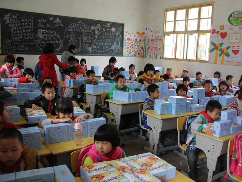 AG视讯捐百万营养品 4000名学生将受益